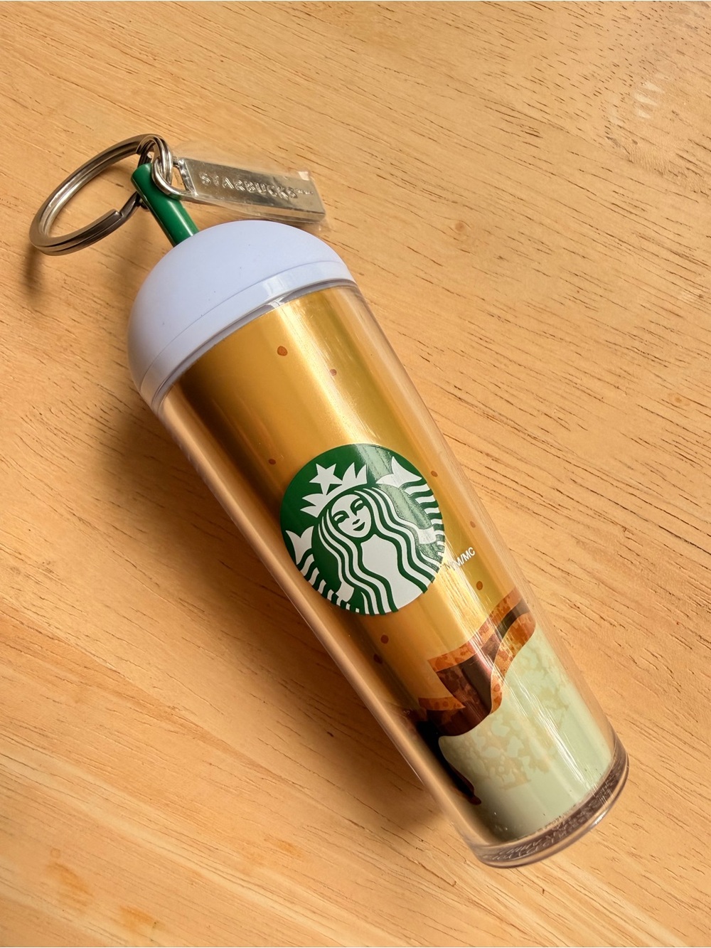 Starbucks Surprise Frappuccino Cold Cup Exclusive Keychain NWOT